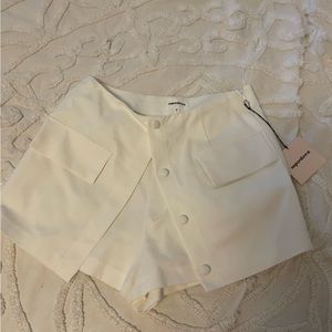 Superdown white shorts